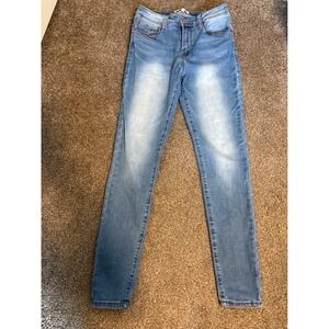 California Vintage Skinny Jeans Womens 7 Light Blue Excellent High Rise Stretch